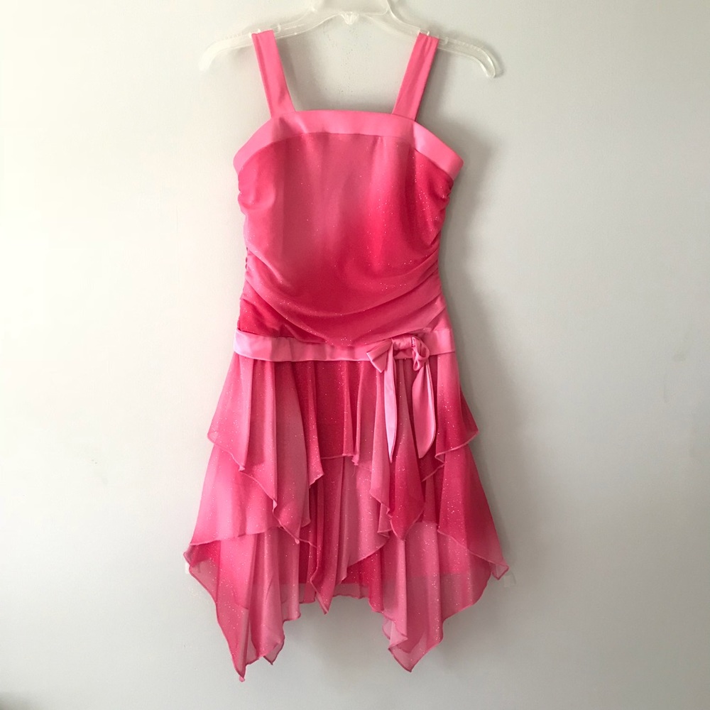 Pink sparkly dress